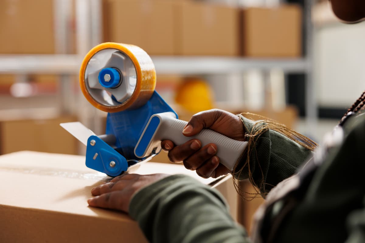Prepared packaging for warehouse shipment